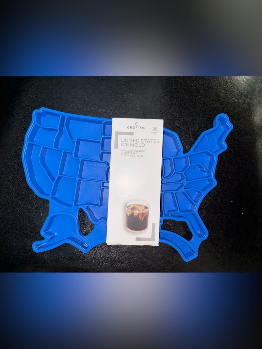 Crofton Americana SIlicone Ice Cube Mold Tray United States Shaped